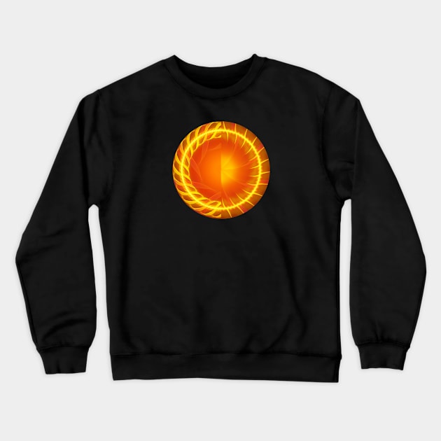 Praise the Sun Minimalist Crewneck Sweatshirt by Possibly Fractal